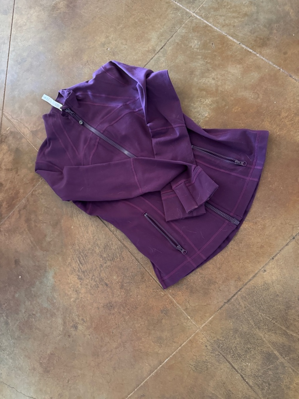 lululemon athletica Plum Purple Zip-Up Jacket